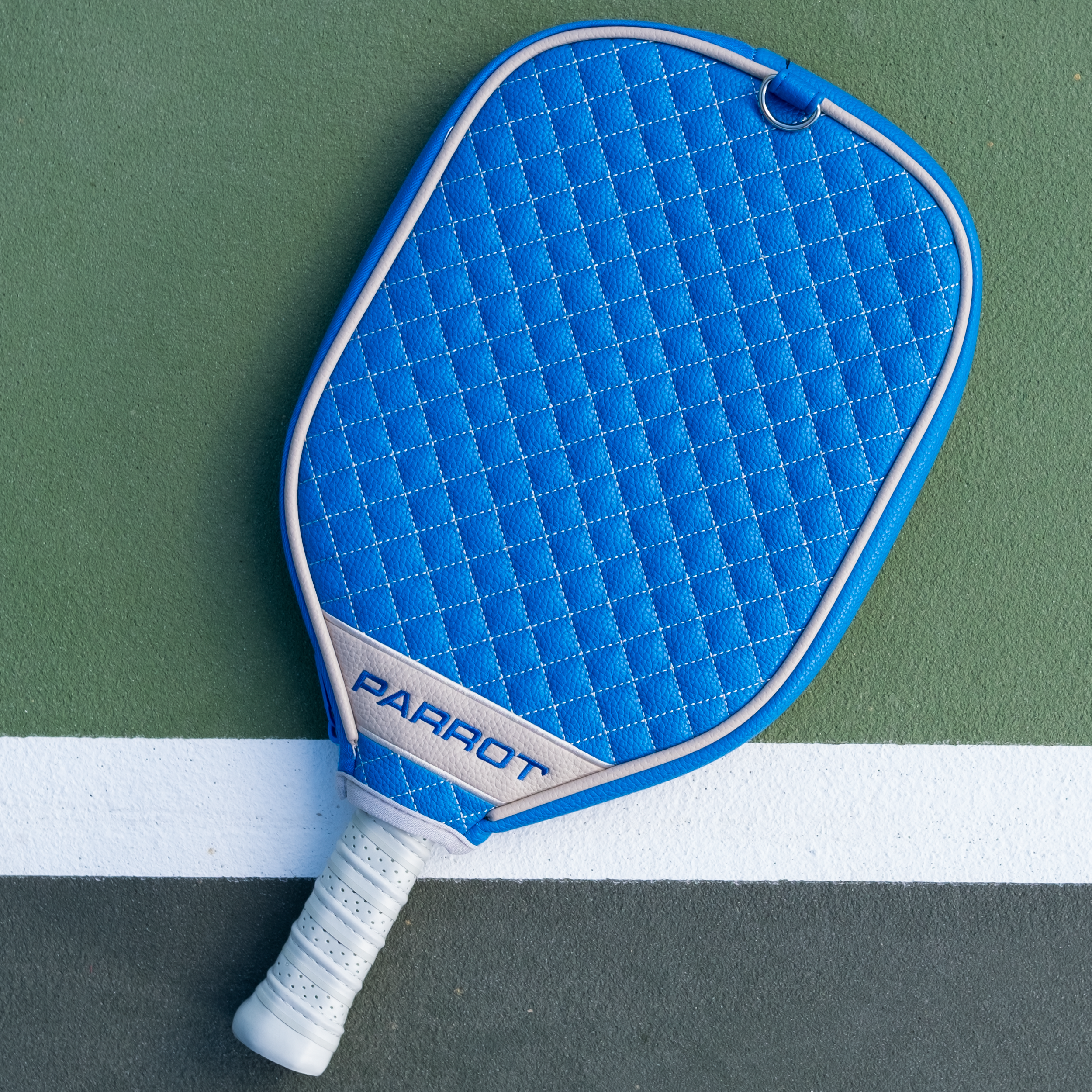 Detroit Lions Quilted Pickleball Paddle Cover (Blue)