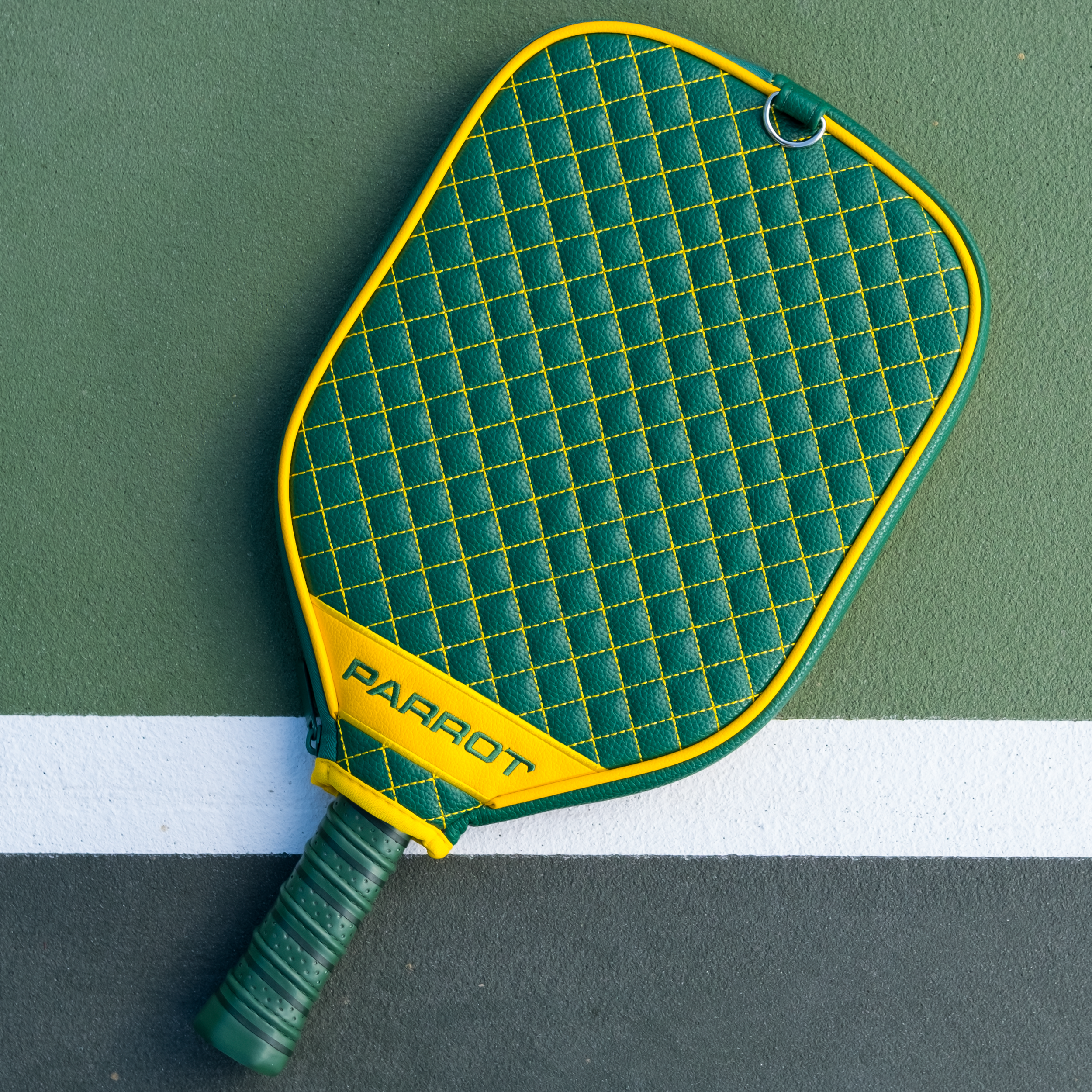 Green Bay Packers Quilted Pickleball Paddle Cover (Dark Green)