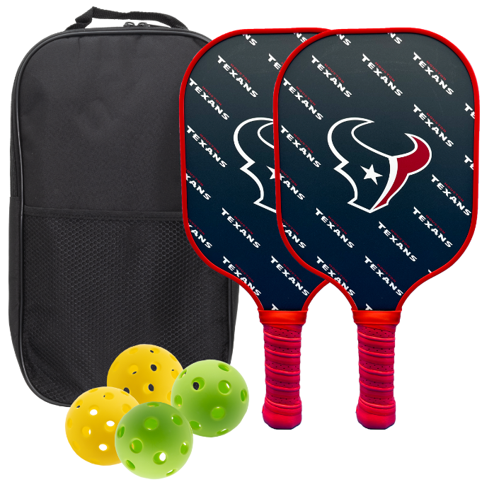 Houston Texans Pickleball Paddle Set