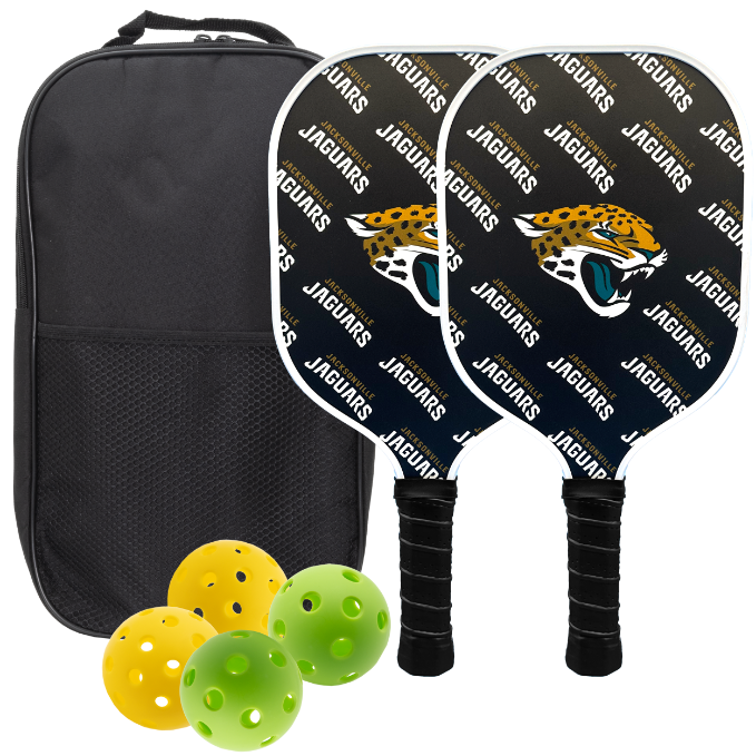 Jacksonville Jaguars Pickleball Paddle Set