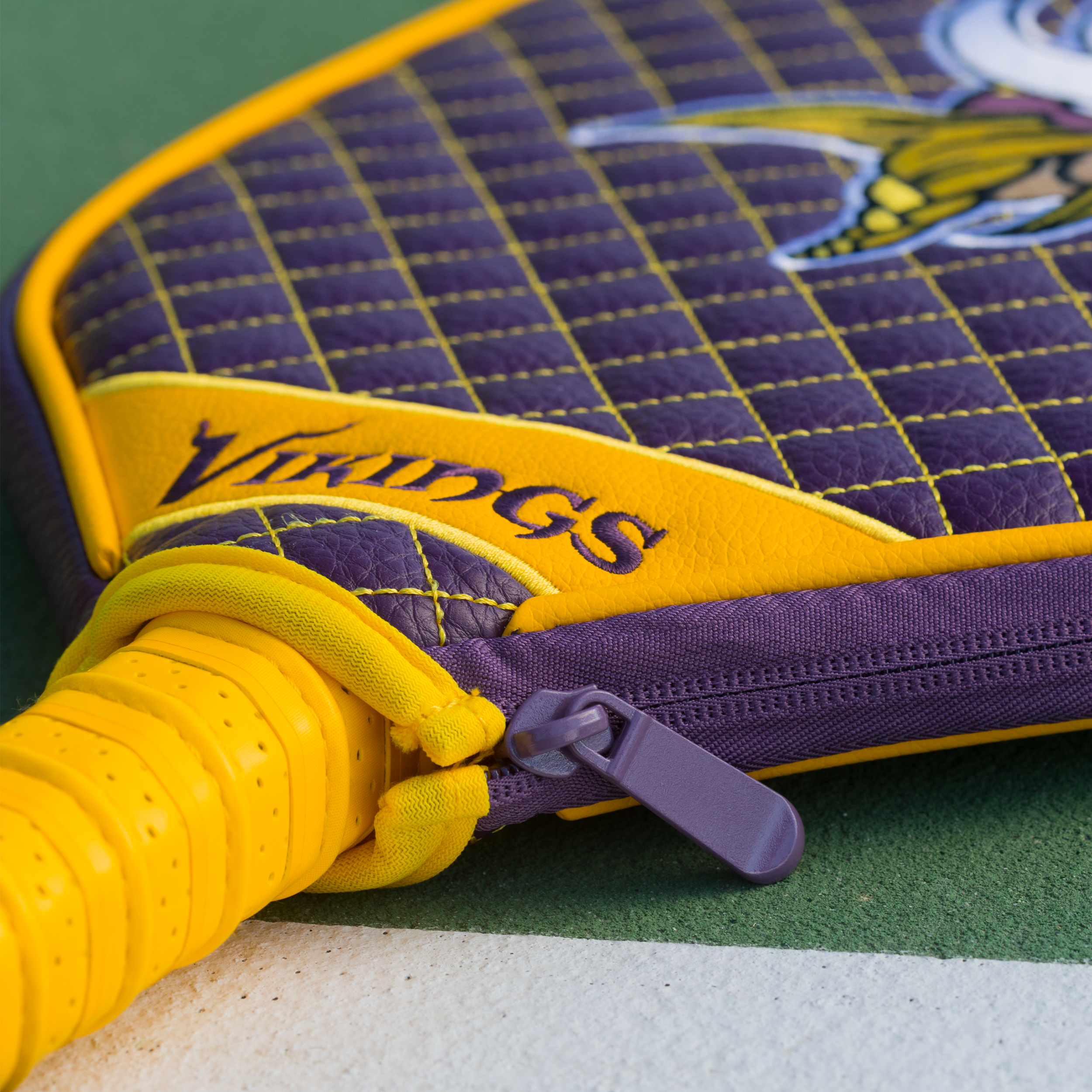 Minnesota Vikings Quilted Pickleball Paddle Cover (Purple)