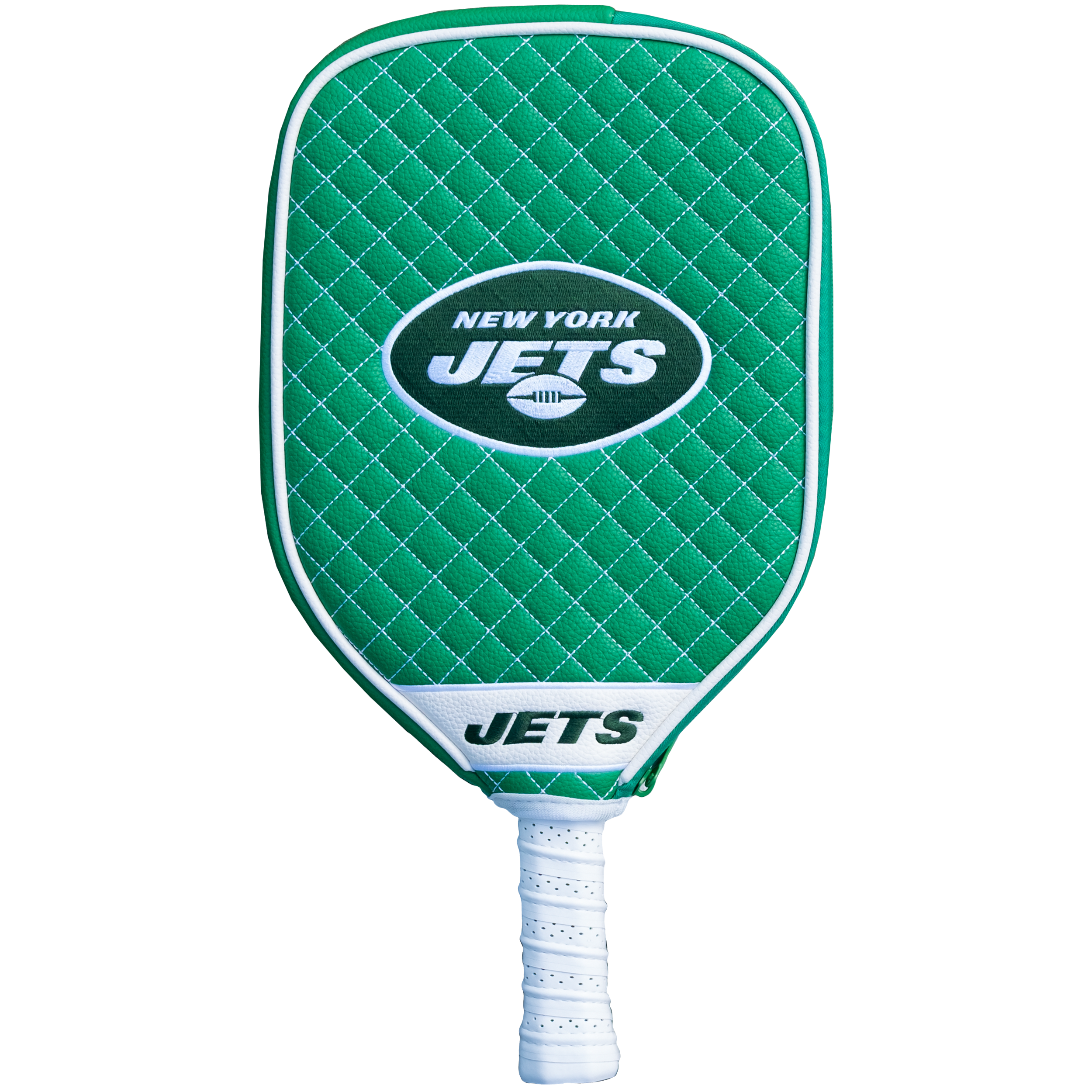 New York Jets Quilted Pickleball Paddle Cover (Green)