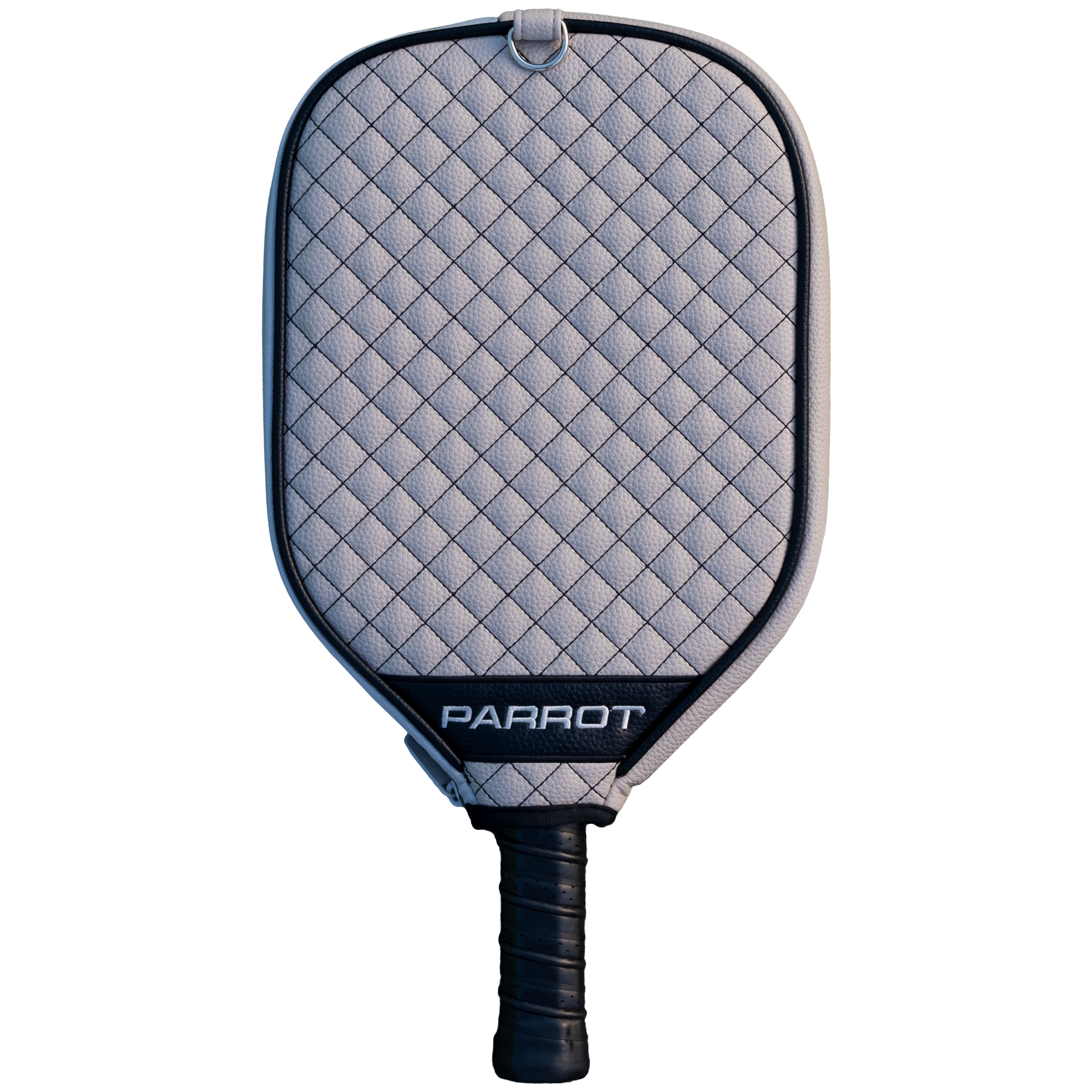 Las Vegas Raiders Quilted Pickleball Paddle Cover (Silver)