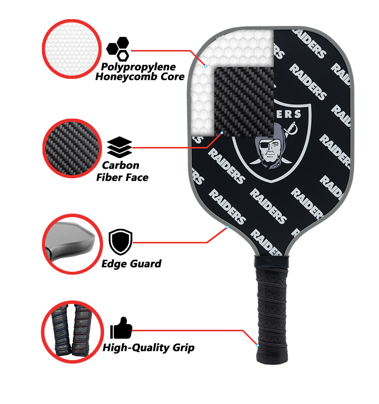 Las Vegas Raiders Pickleball Paddle