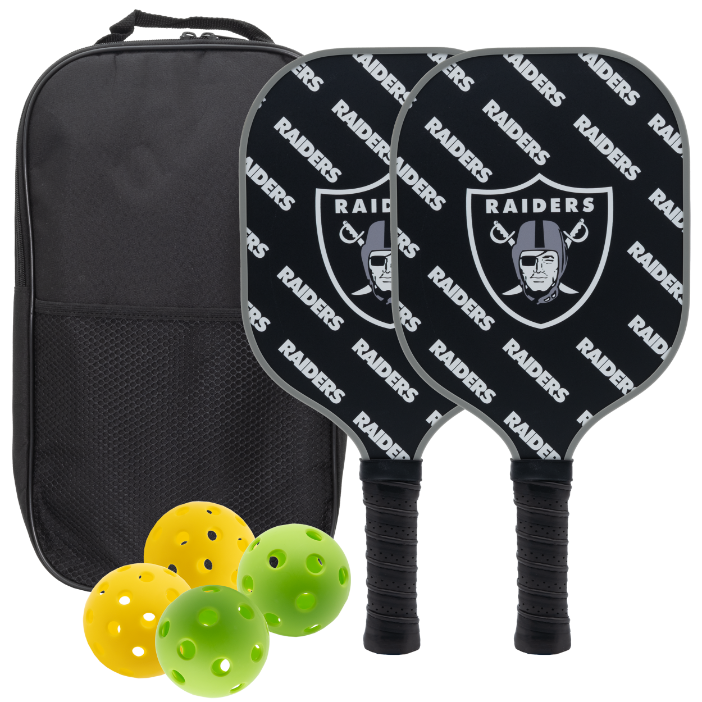 Las Vegas Raiders Pickleball Paddle Set