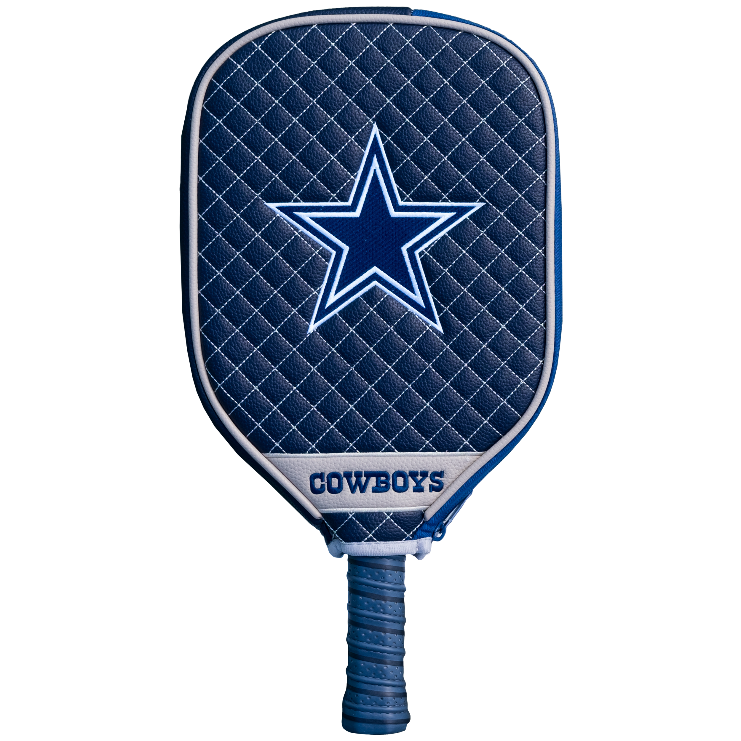 Dallas Cowboys Quilted Pickleball Paddle Cover (Navy)