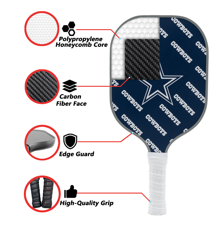 Dallas Cowboys Pickleball Paddle