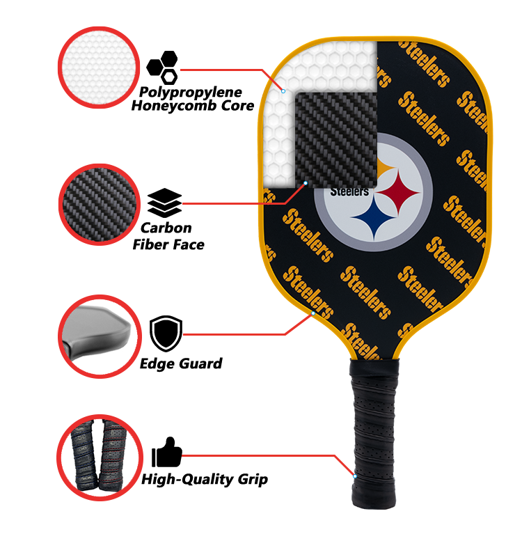 Pittsburgh Steelers Pickleball Paddle