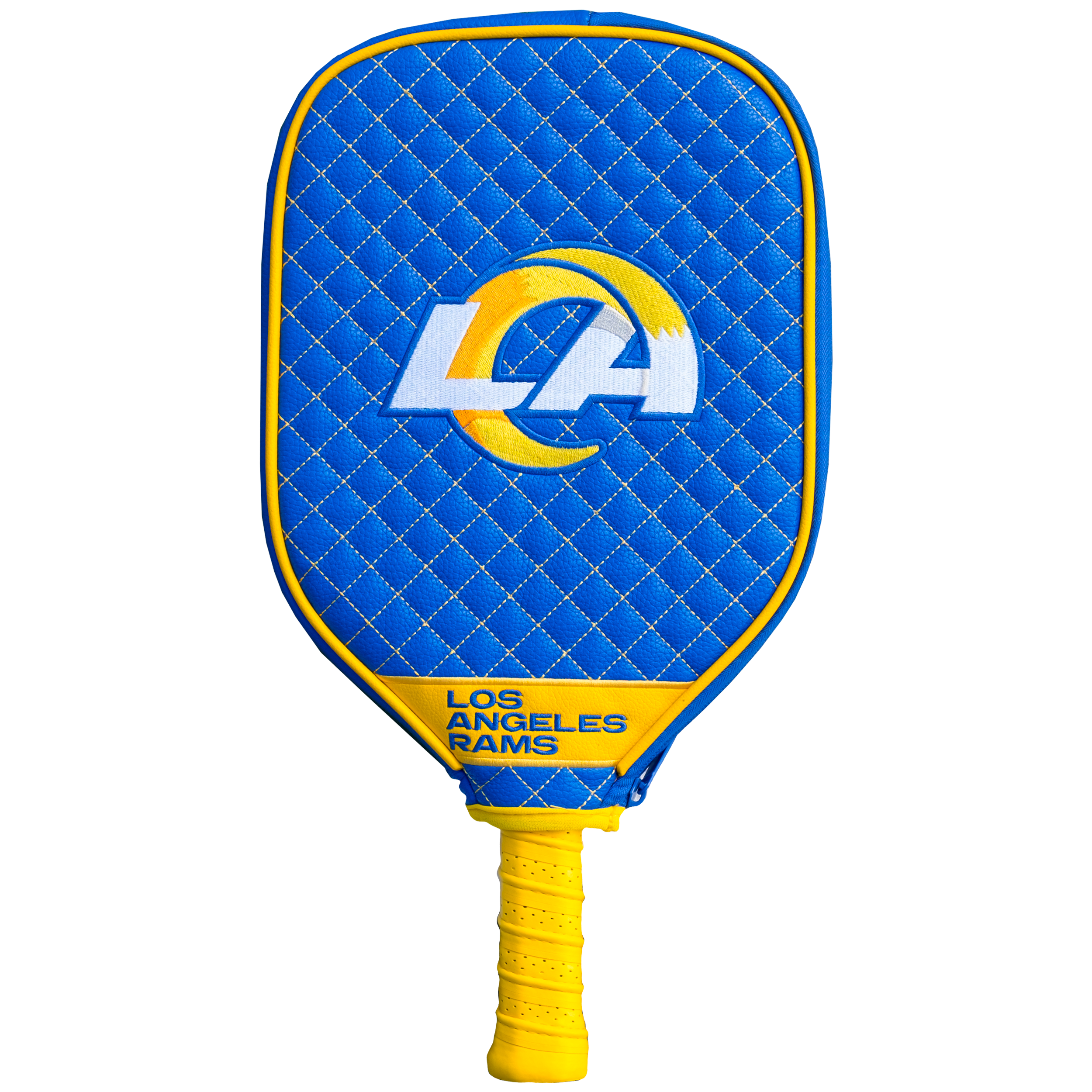 Los Angeles Rams Quilted Pickleball Paddle Cover (Royal)