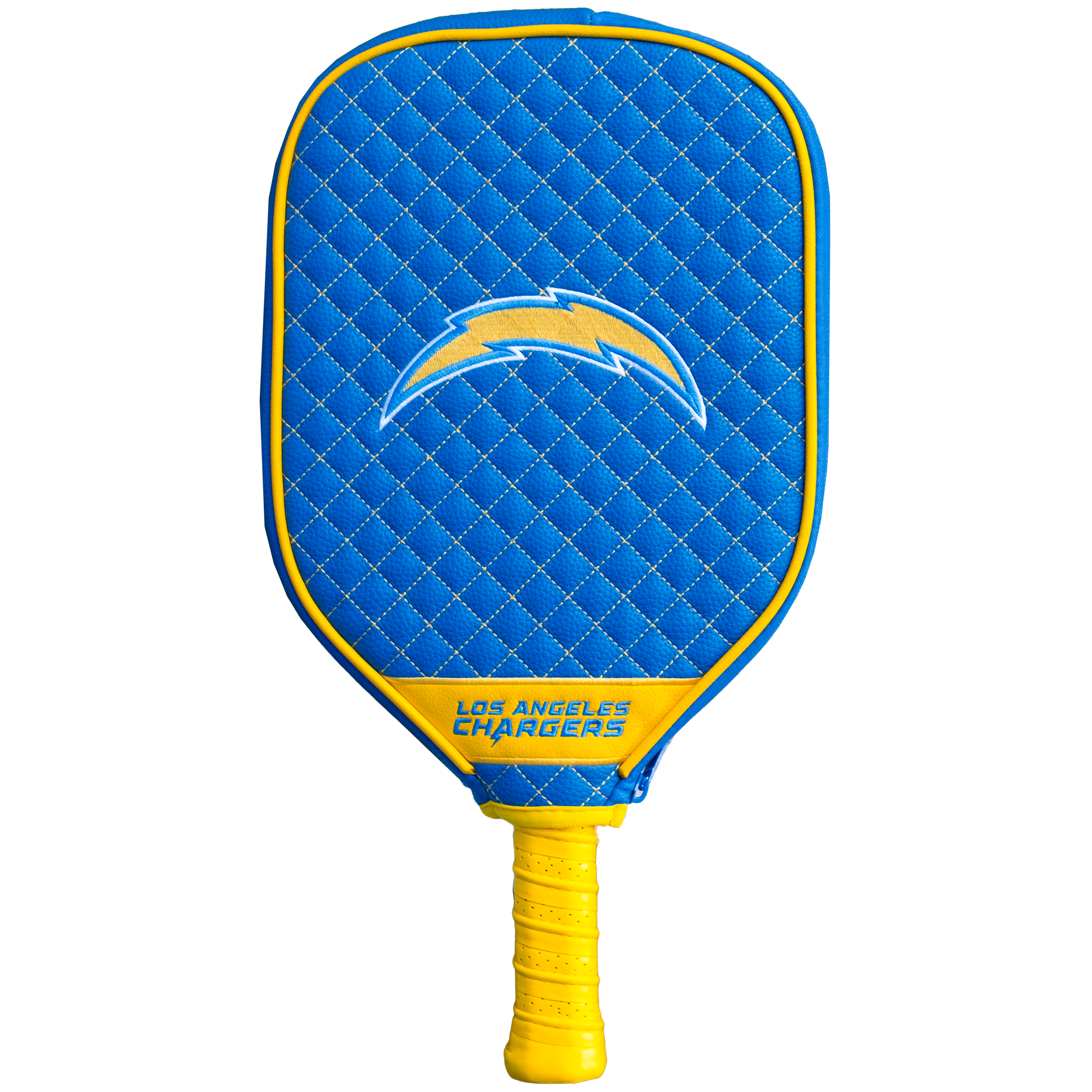 Los Angeles Chargers Quilted Pickleball Paddle Cover (Blue)