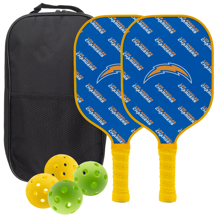 Los Angeles Chargers Pickleball Paddle Set