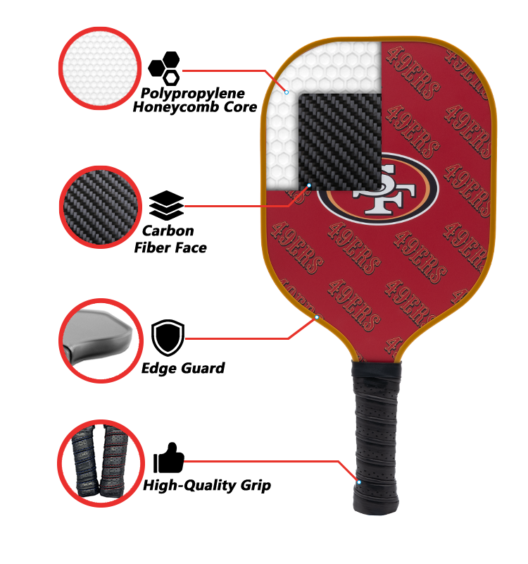 San Francisco 49Ers Pickleball Paddle