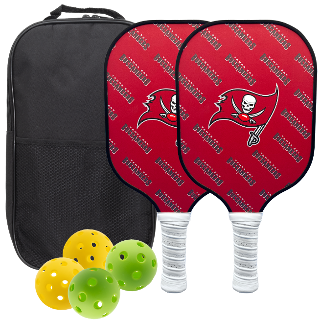 Tampa Bay Buccaneers Pickleball Paddle Set