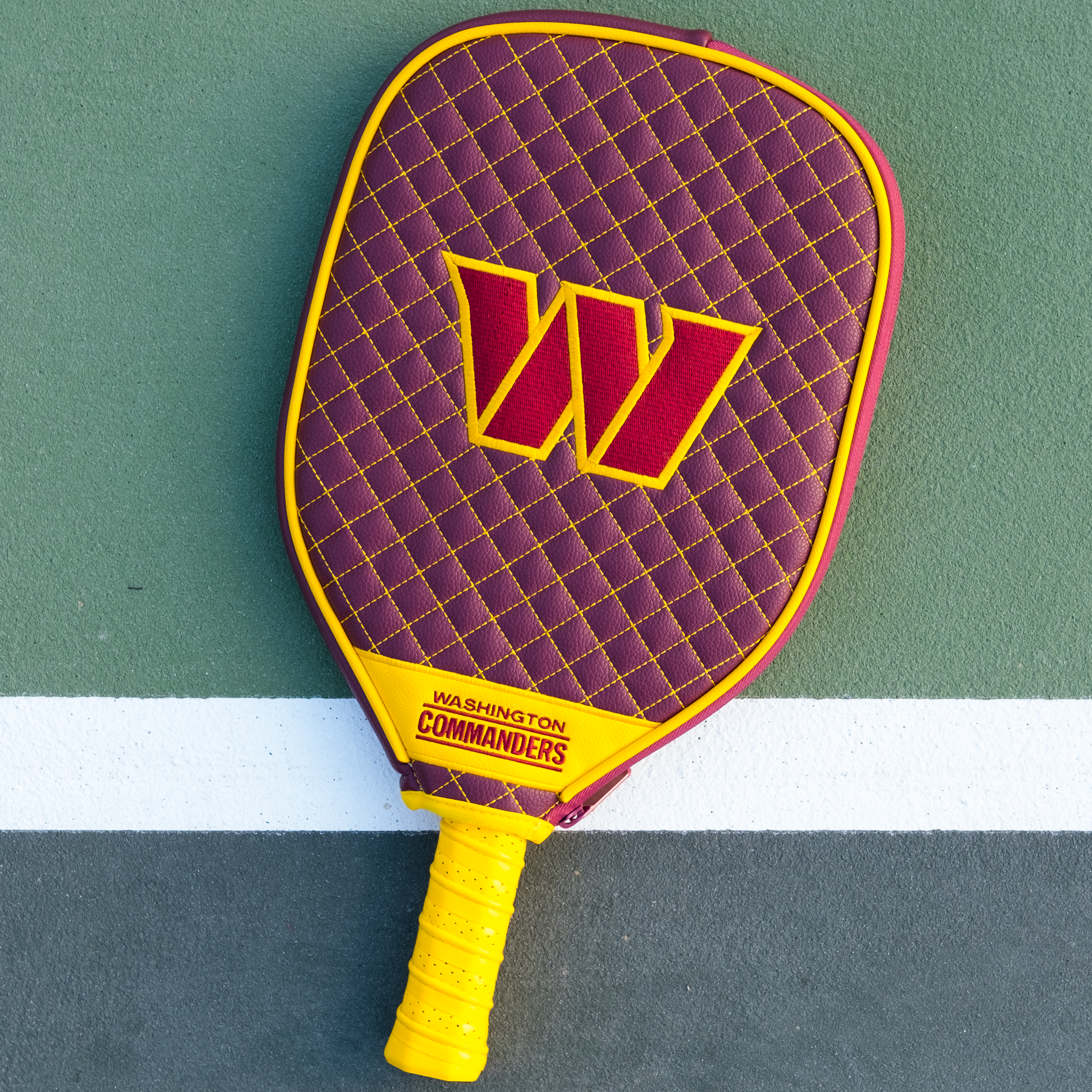 Washington Commanders Quilted Pickleball Paddle Cover (Maroon)