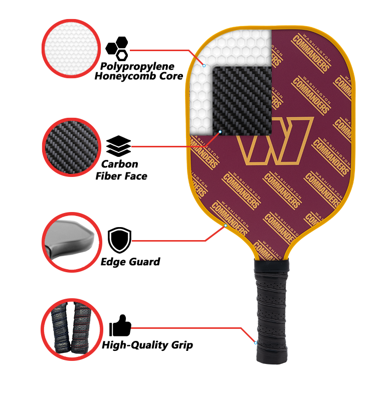 Washington Commanders Pickleball Paddle