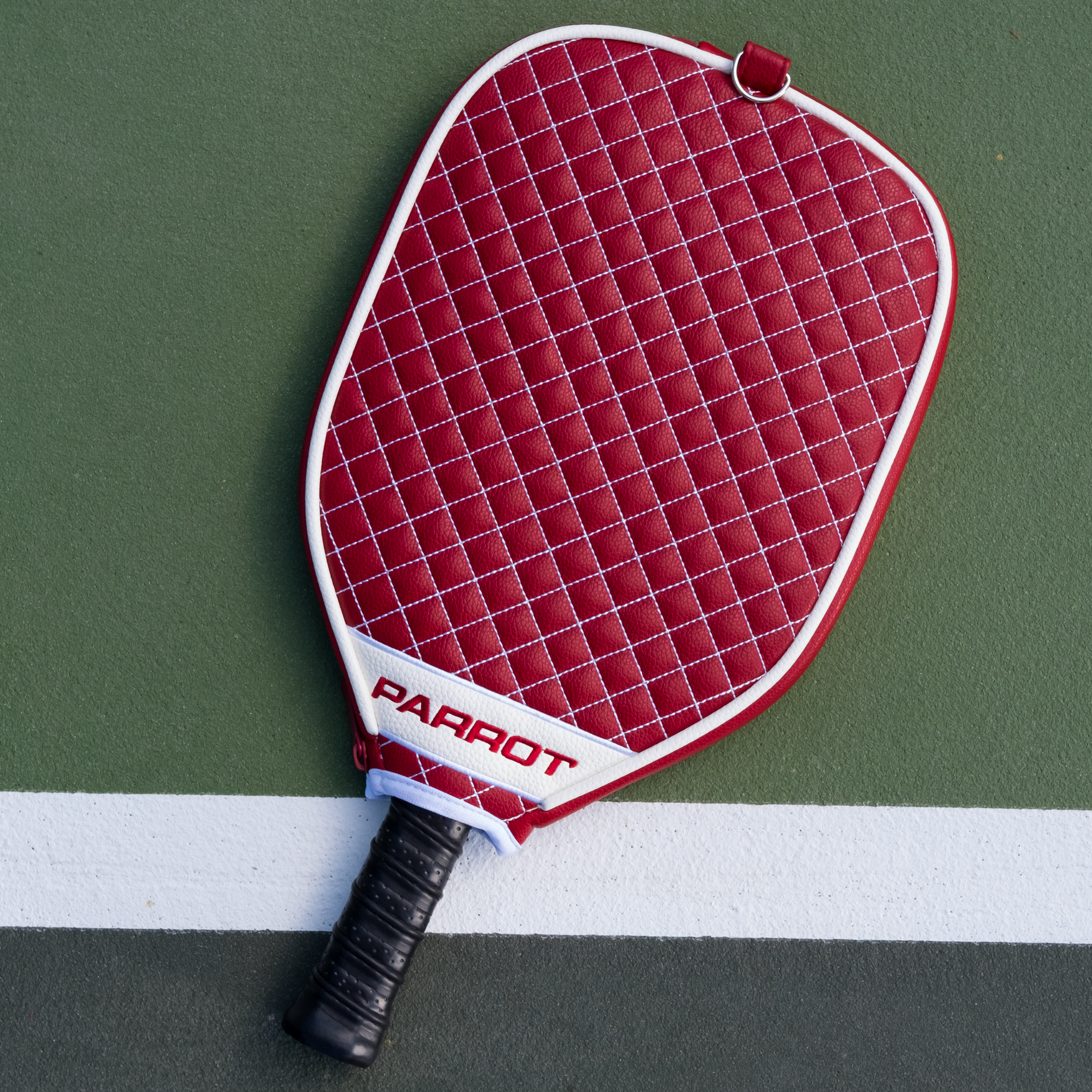 Stanford Cardinal Quilted Pickleball Paddle Cover (Dark Red)