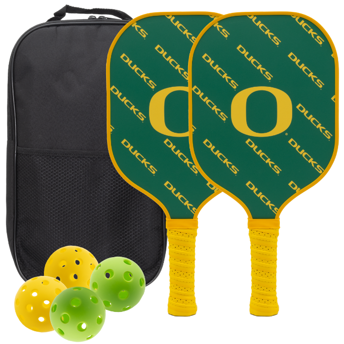 Oregon Ducks Pickleball Paddle Set