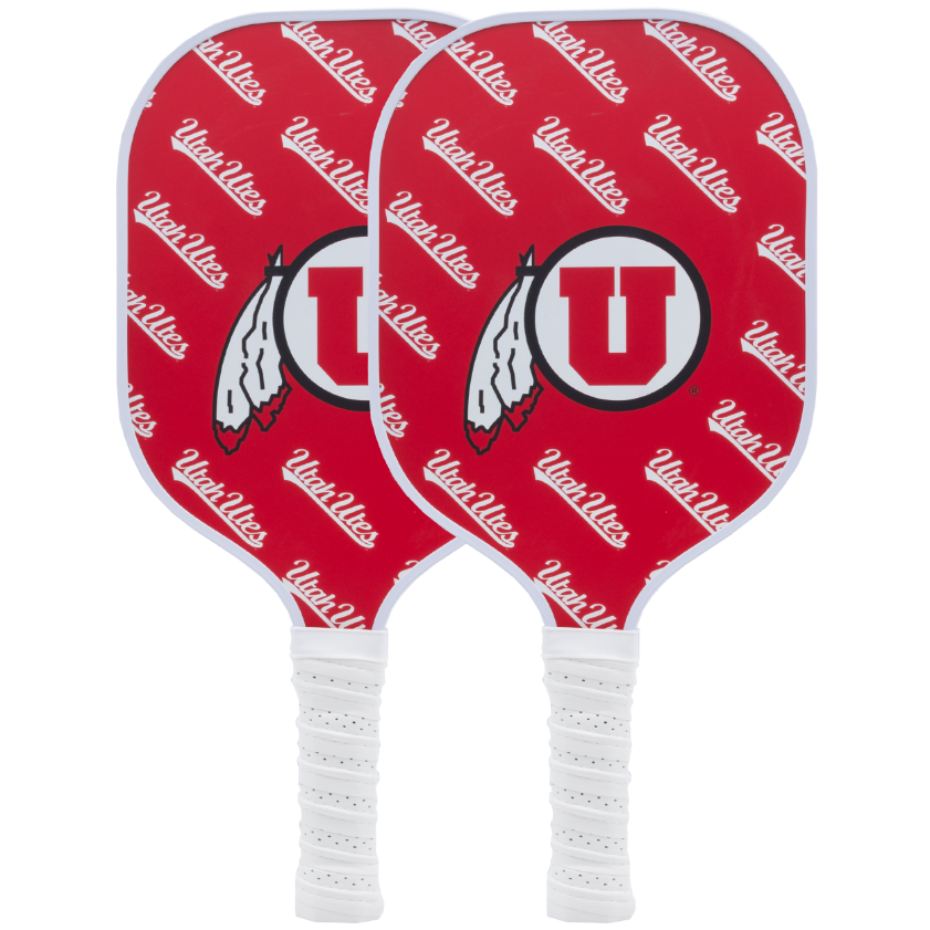 Utah Utes Pickleball Paddle Set