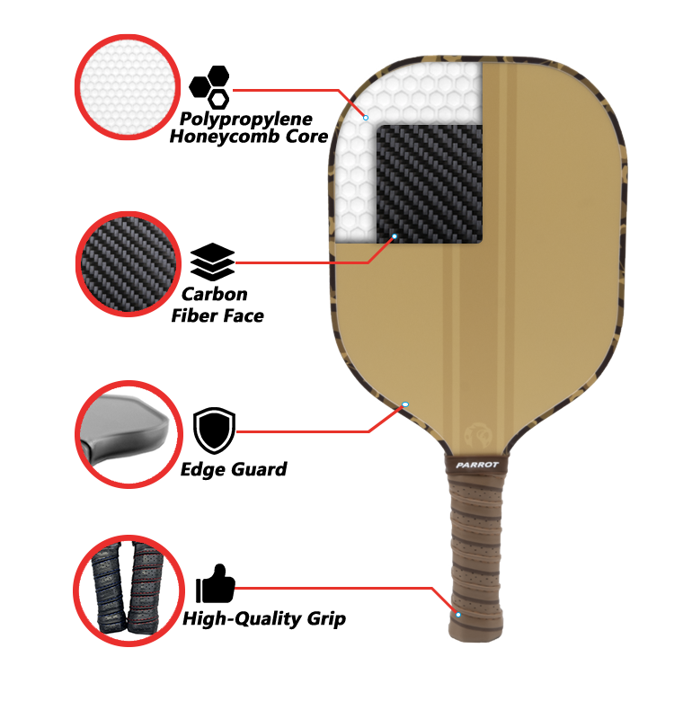 Battle Armor - Tan - Pickleball Paddle