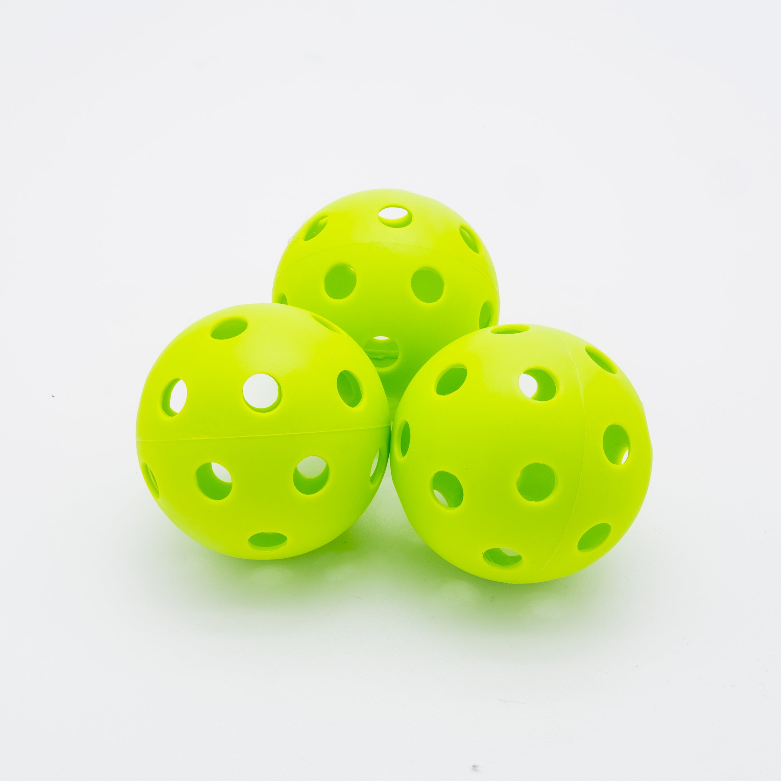 Indoor Pickleballs - 3 Pack - Green