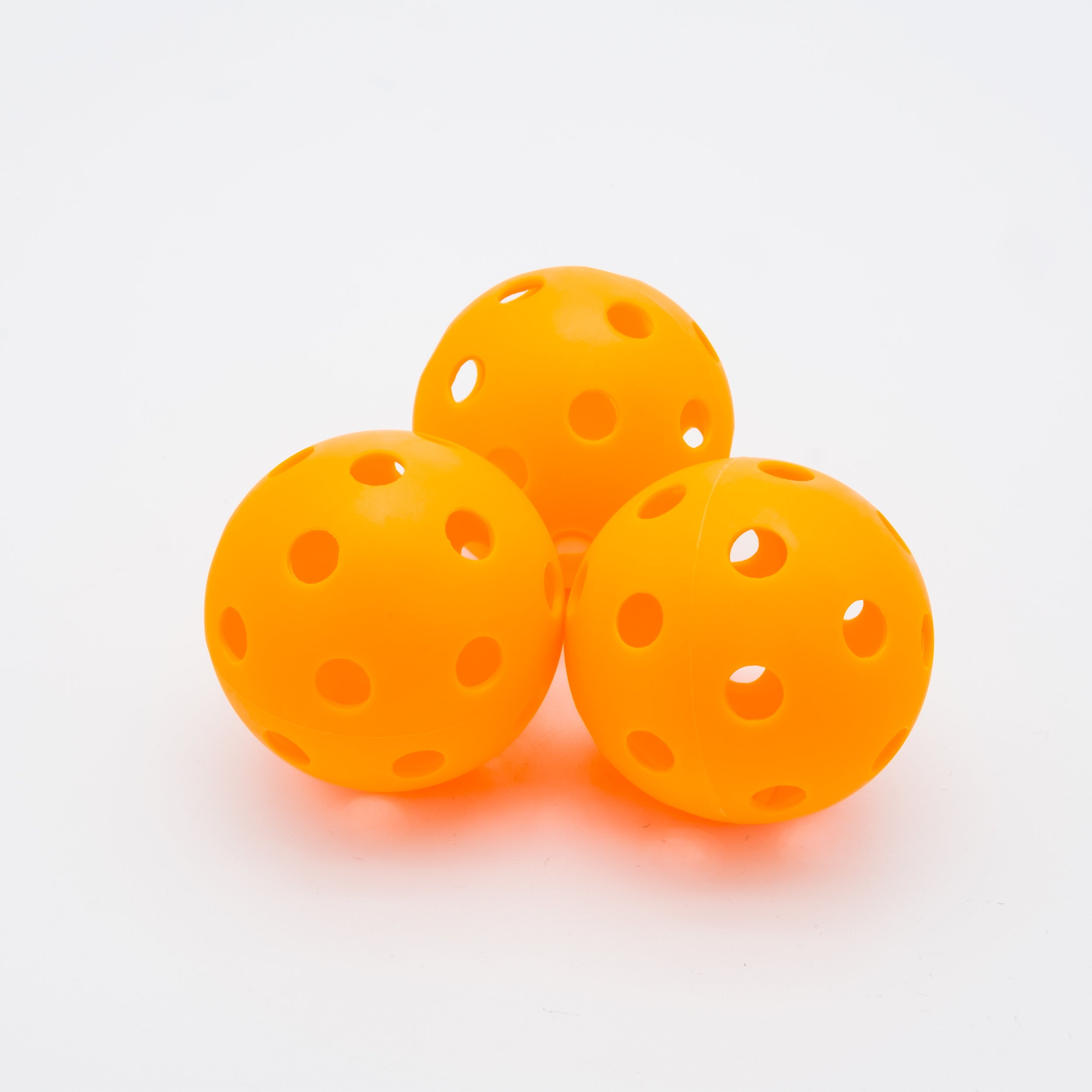 Indoor Pickleballs - 3 Pack - Orange