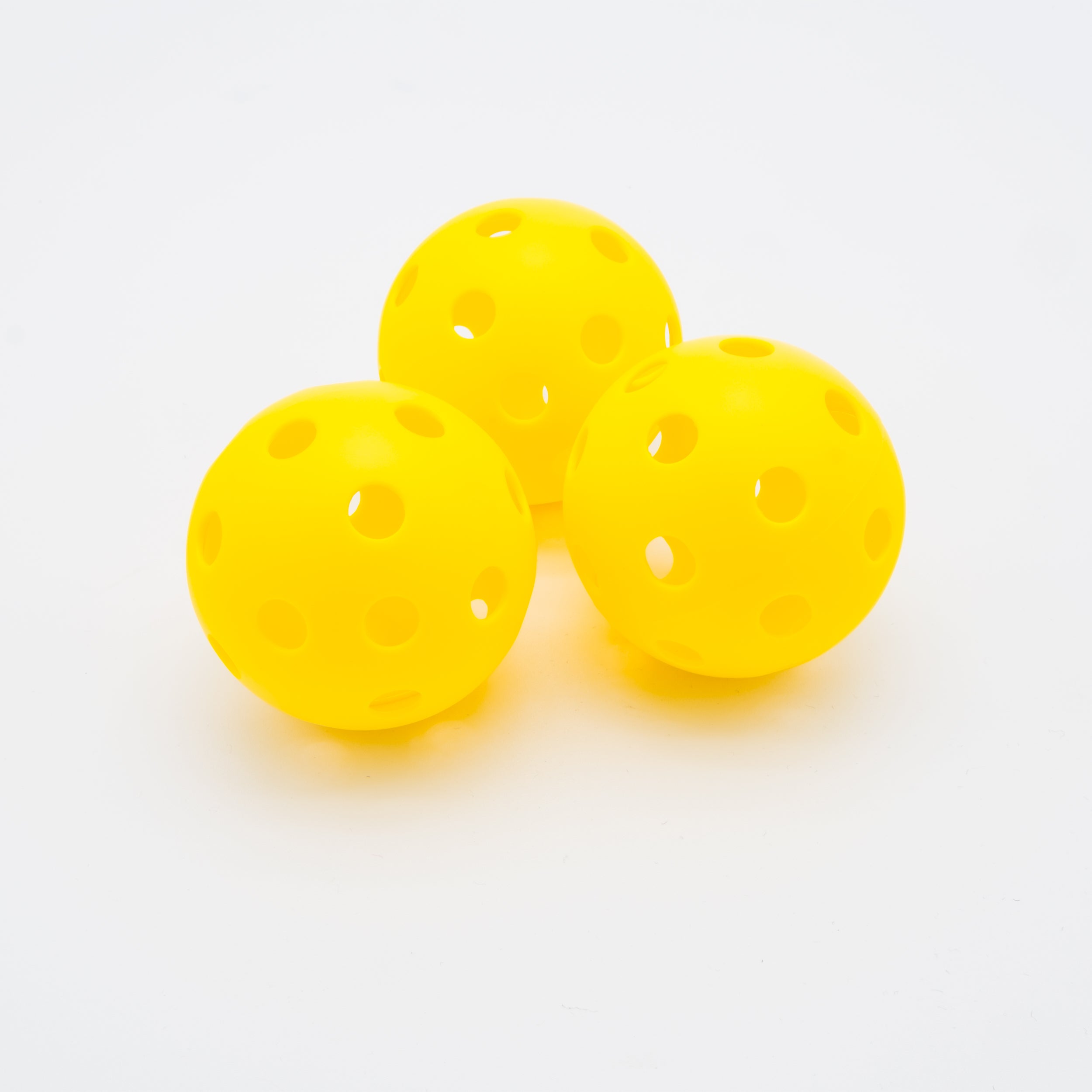 Indoor Pickleballs - 3 Pack - Yellow