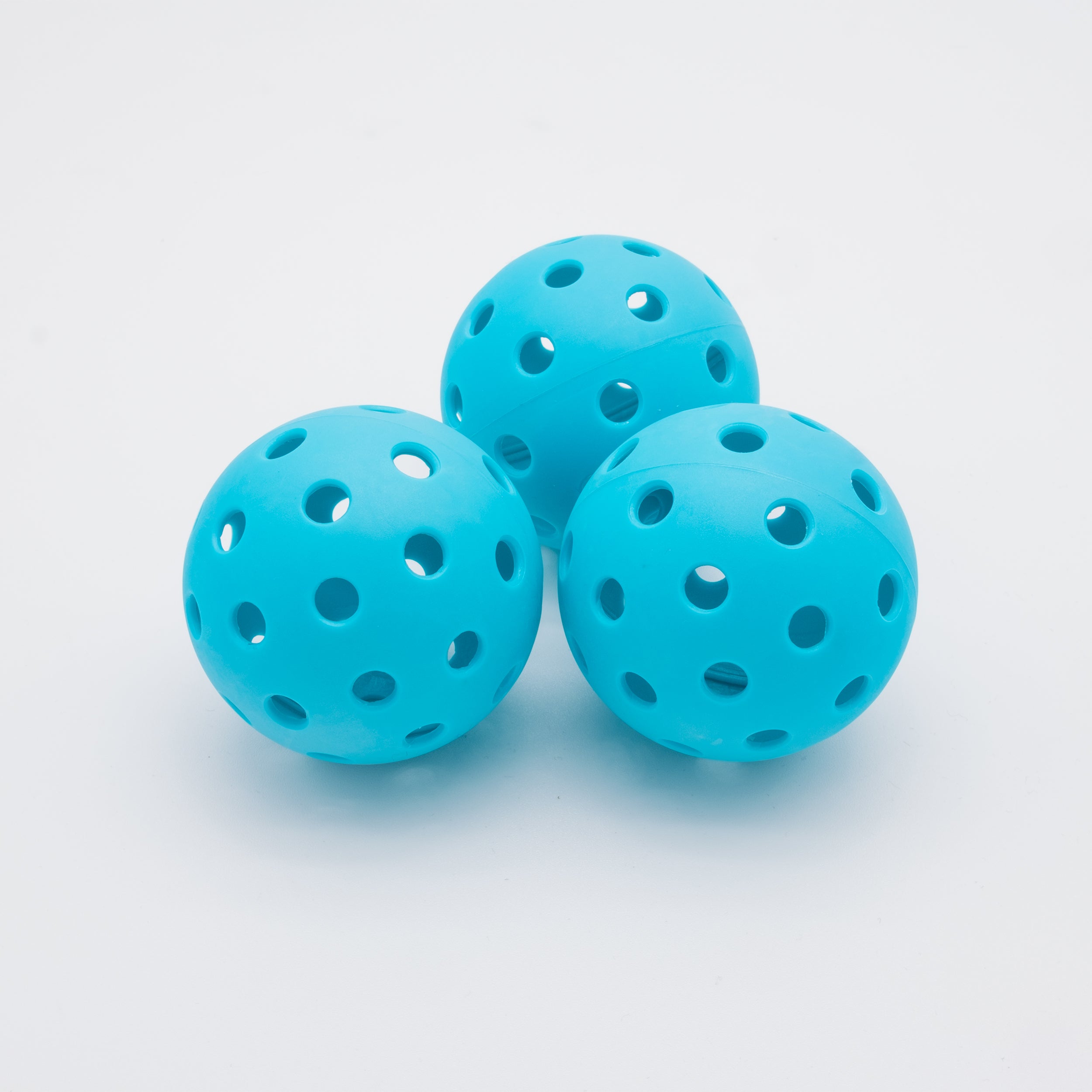 Outdoor Pickleballs - 3 Pack - Light Blue