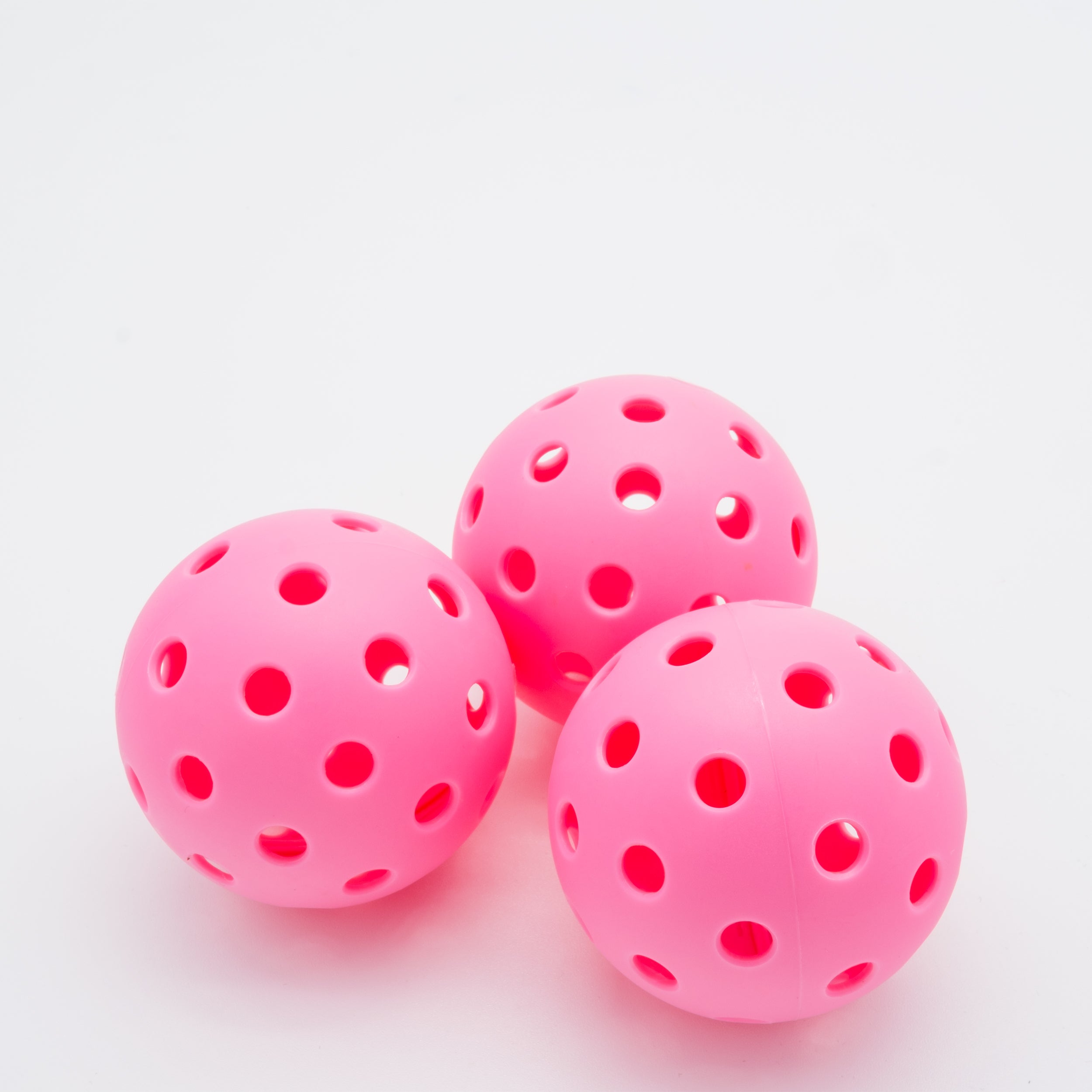 Outdoor Pickleballs - 3 Pack - Pink