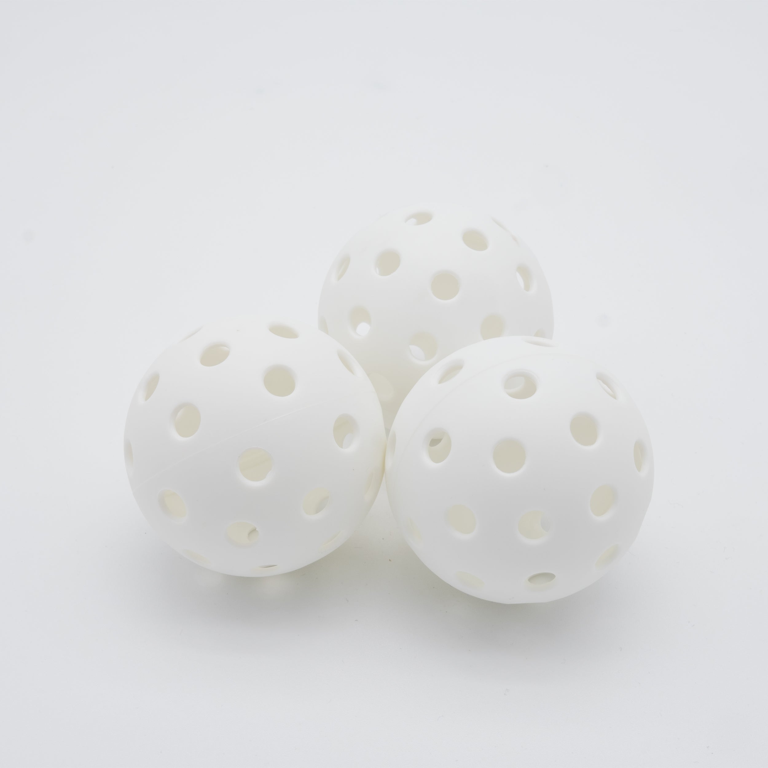 Outdoor Pickleballs - 3 Pack - White