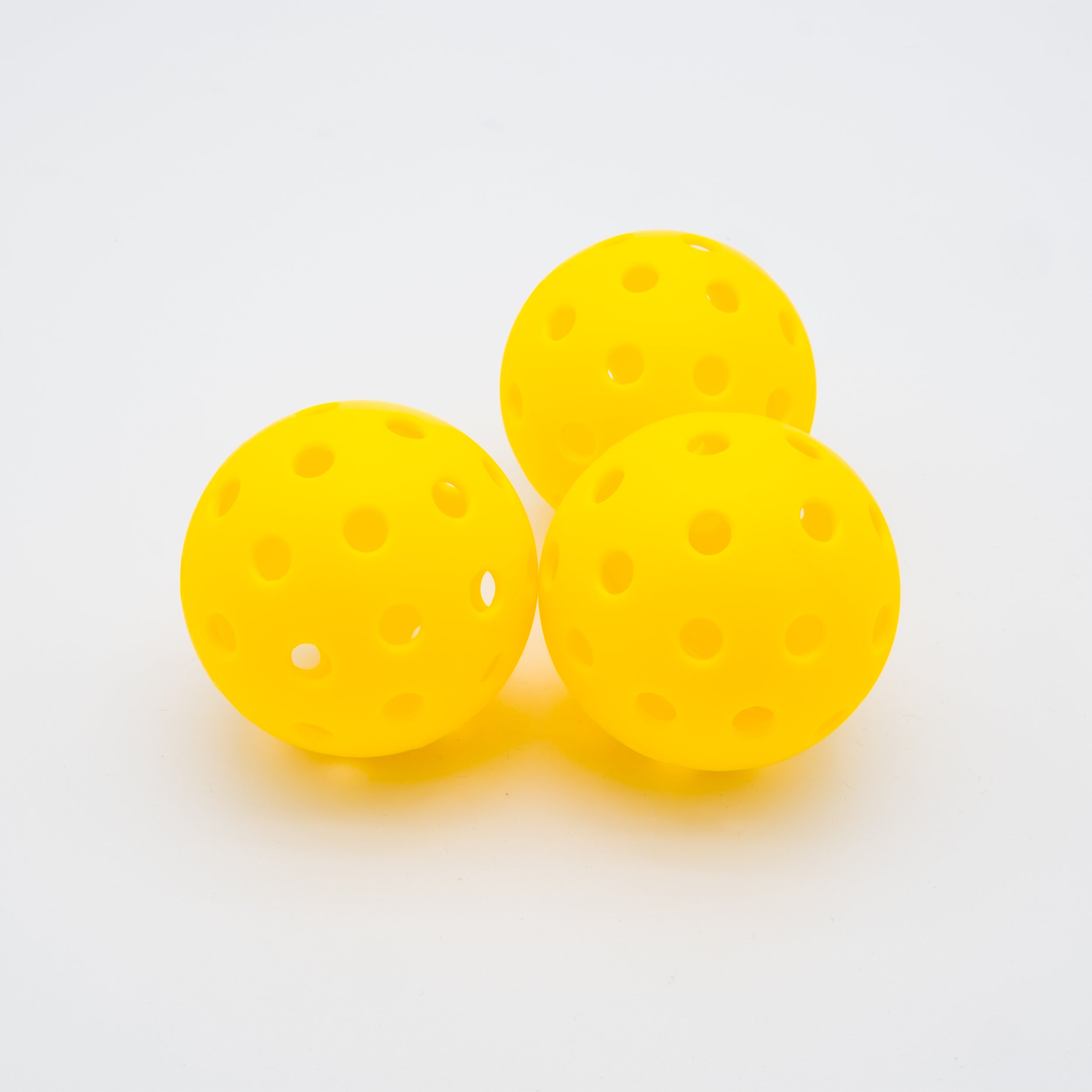 Outdoor Pickleballs - 3 Pack - Yellow